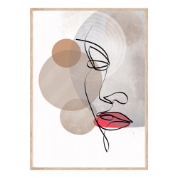 Комплект постеров в рамках "Flower"