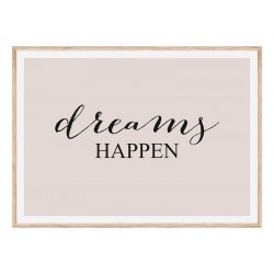 Постер "Мечты сбываются"