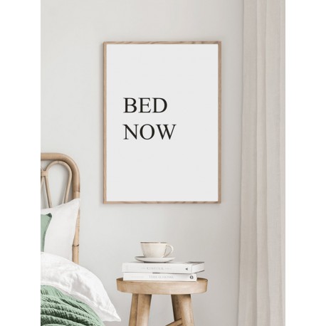 Постер "Bed now"
