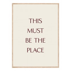 Постер "This must be the place"