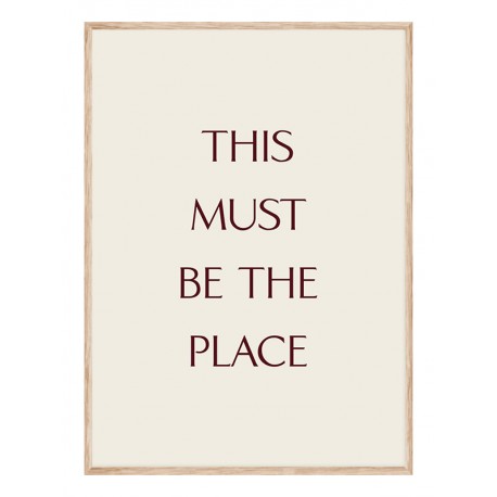 Постер "This must be the place"