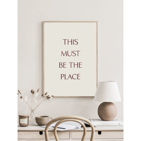 Постер "This must be the place"