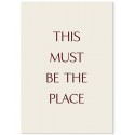 Постер "This must be the place"