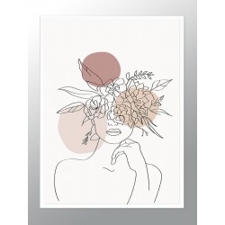 Комплект постеров в рамках "Flowers Art"