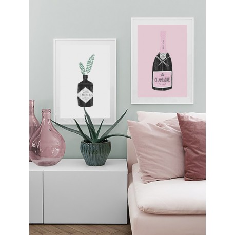 Комплект постеров в рамках "Drink Art"