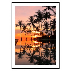 Постер "Золотой закат над Ко Пханган Тайланд"