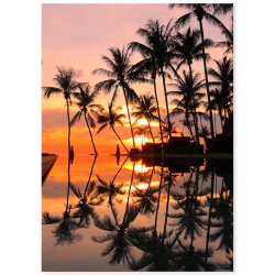 Постер "Золотой закат над Ко Пханган Тайланд"