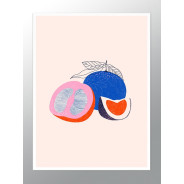 Постер "Blue orange Art"