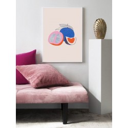 Постер "Blue orange Art"