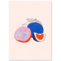 Постер "Blue orange Art"
