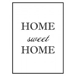 Комплект постеров в рамках "Home Sweet Home"