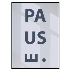 Комплект постеров в рамках "Pause"