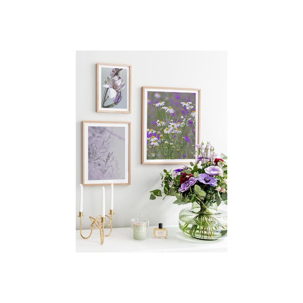 Комплект постерів в рамках "Floral"