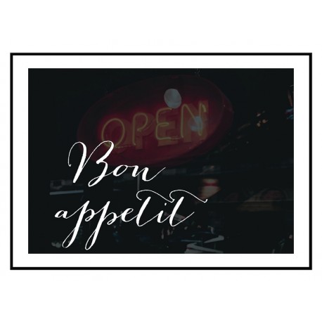 Постер "Bon appetit"