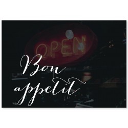 Постер "Bon appetit"