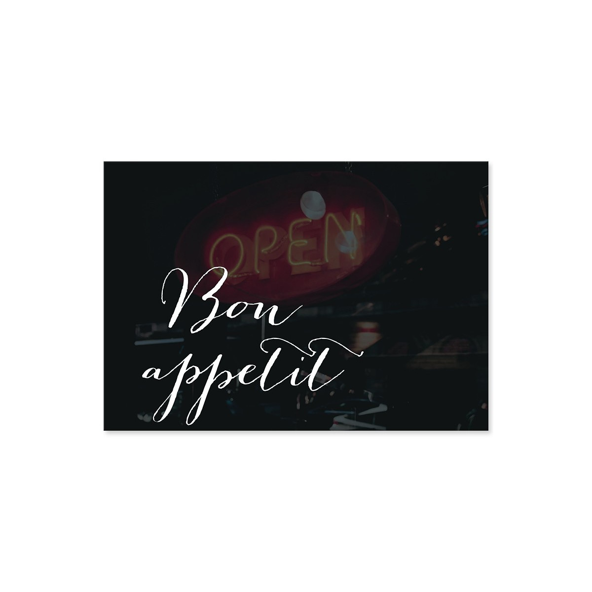 Постер "Bon appetit"