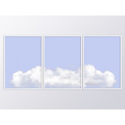 Комплект постерів "На хмарах. Блакитний"