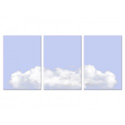 Комплект постеров "На облаках. Голубой"