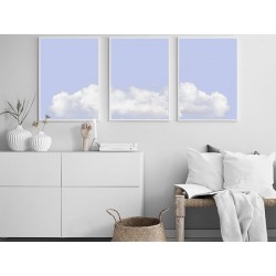 Комплект постеров "На облаках. Голубой"