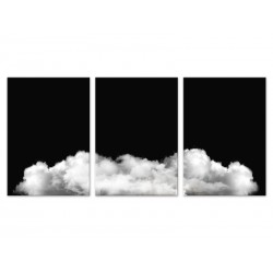 Комплект постеров "На облаках. Черный"