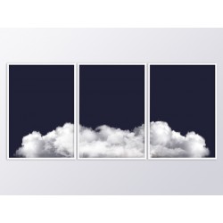 Комплект постерів "На хмарах. Синій"