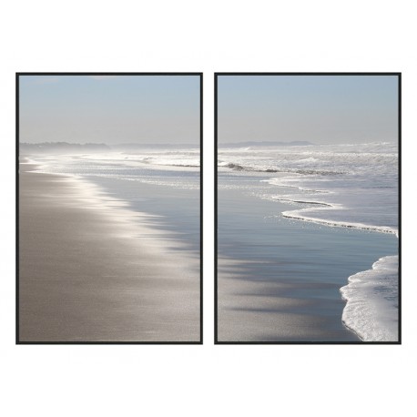 Комплект постеров в рамках "Pastel Blue Ocean"