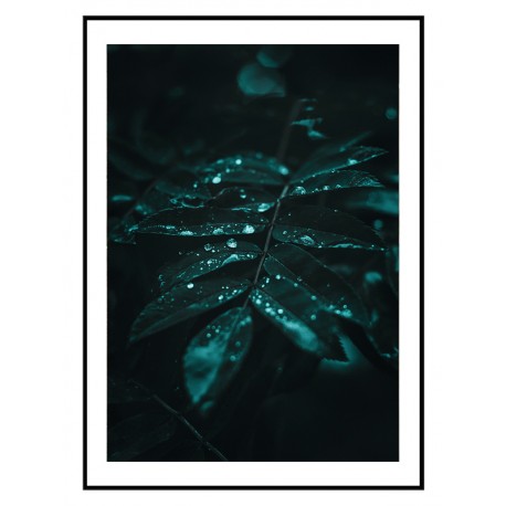 Постер "Green leaves"