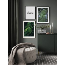 Постер "Green leaves"