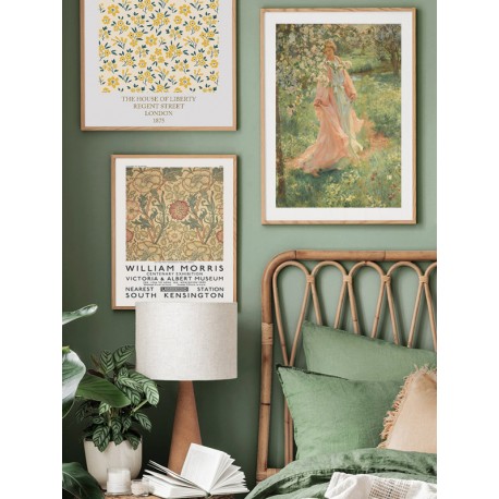Постер "Pink and Rose. William Morris"