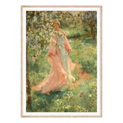 Комплект постеров в рамках "Цветок"