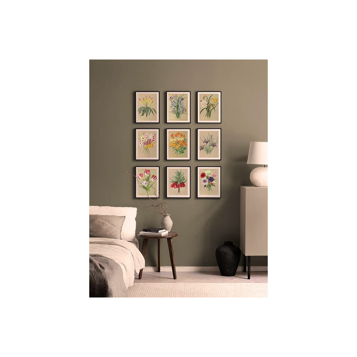 Комплект постеров в рамках "Botanical. Flowers"