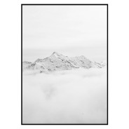 Постер "Black-white mountains"