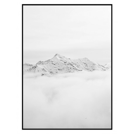 Постер "Black-white mountains"