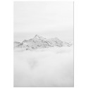 Постер "Black-white mountains"