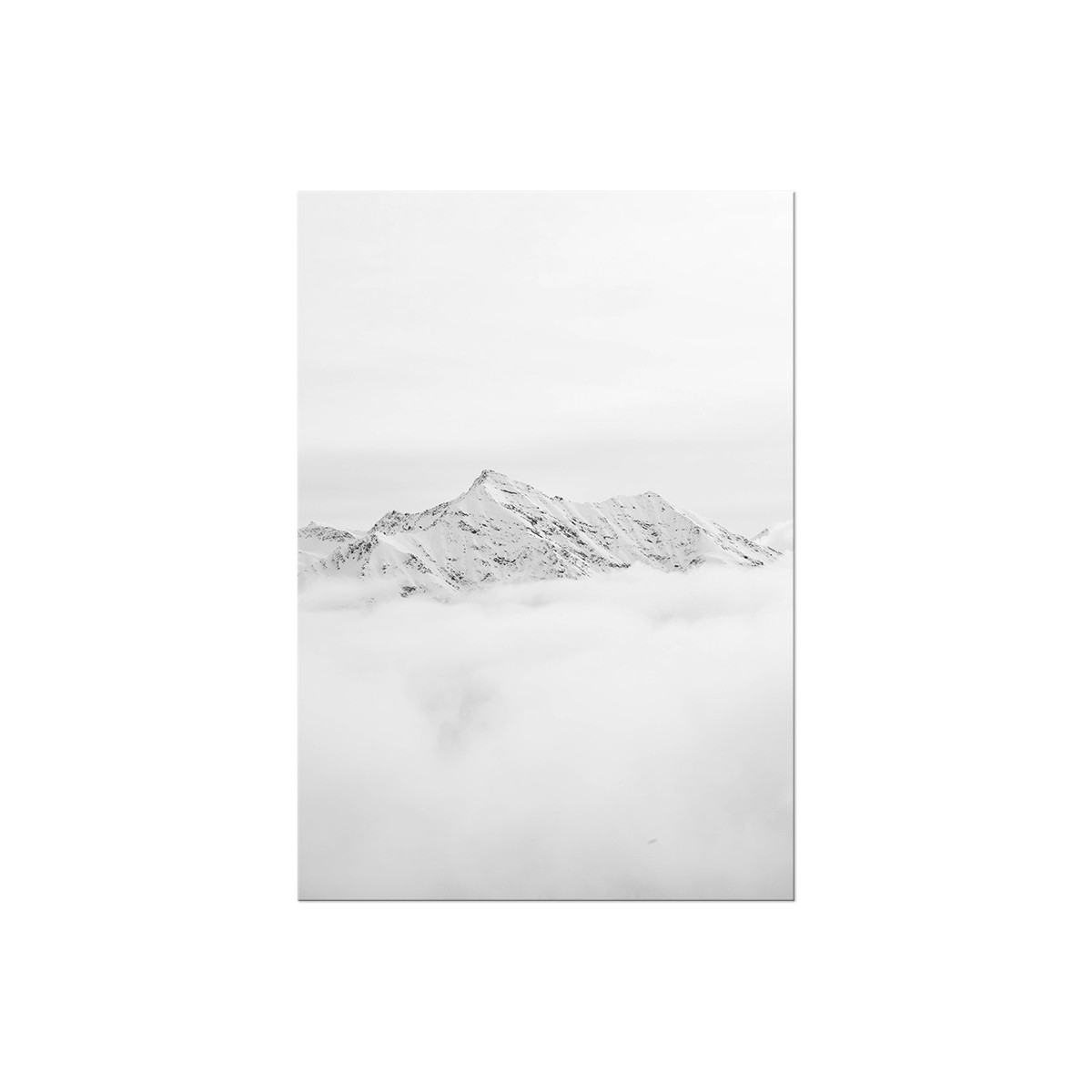 Постер "Black-white mountains"