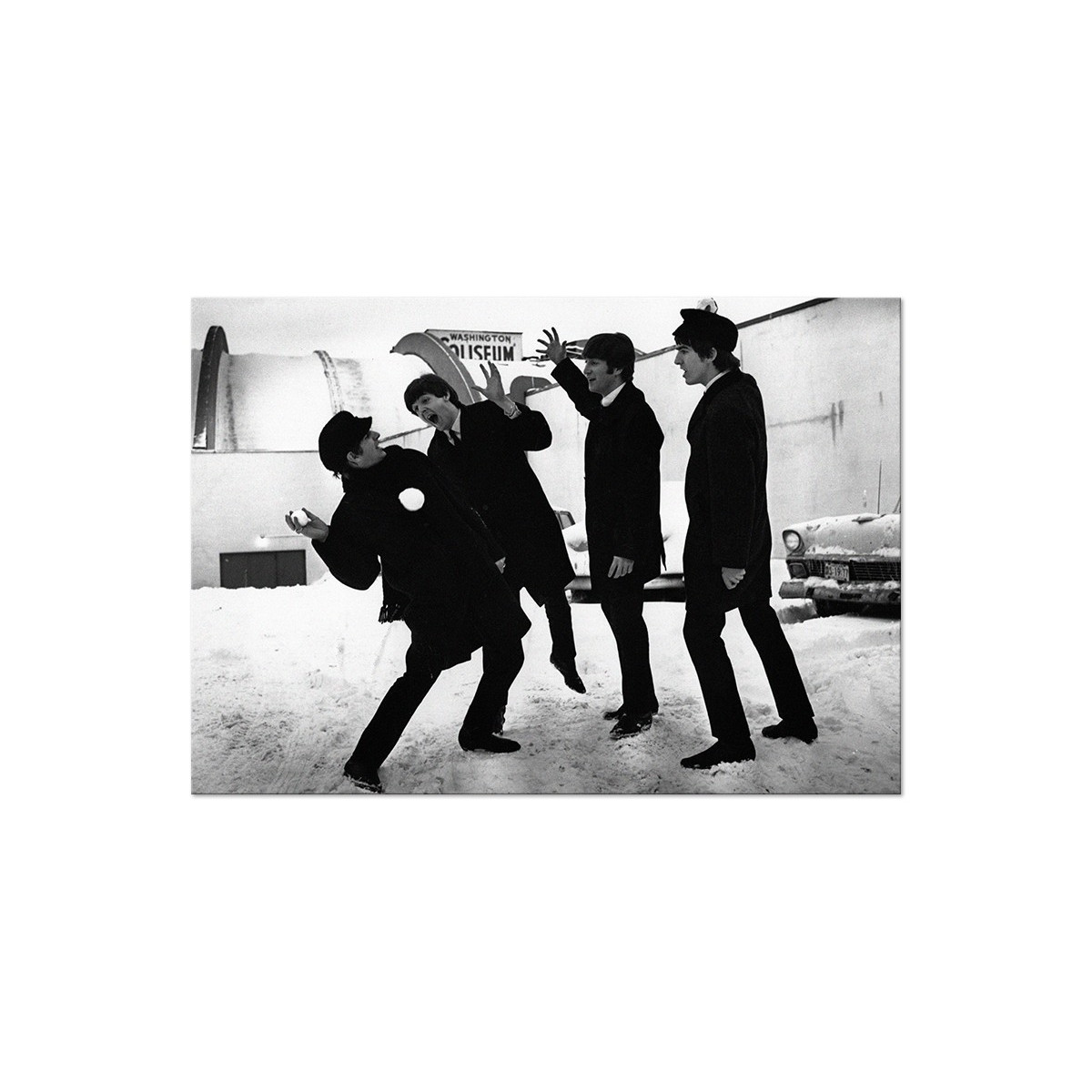 Постер "Snowball Beatles. 13 лютого 1964 року. Вашингтон, США"