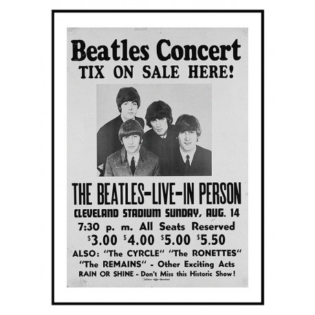 Комплект постеров в рамках "The Beatles"