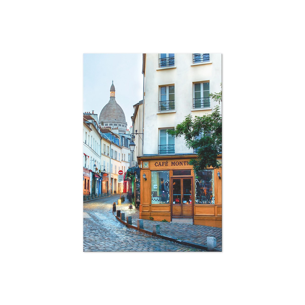 Постер "France, Paris, cafe Montmartre"