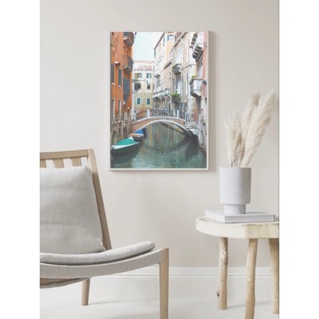 Постер "Canal with gondola, Venice, Italy"