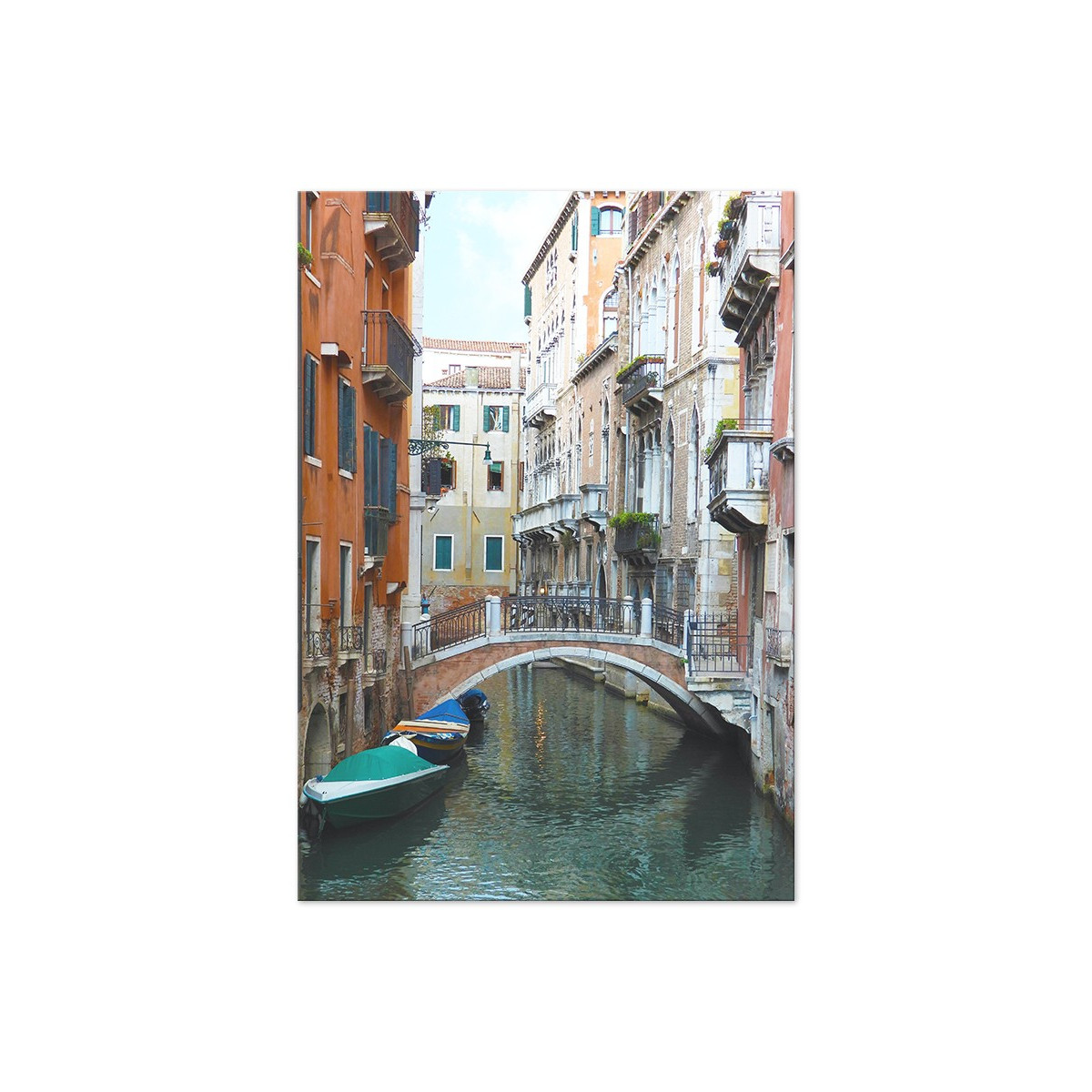 Постер "Canal with gondola, Venice, Italy"