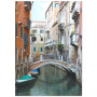 Постер "Canal with gondola, Venice, Italy"