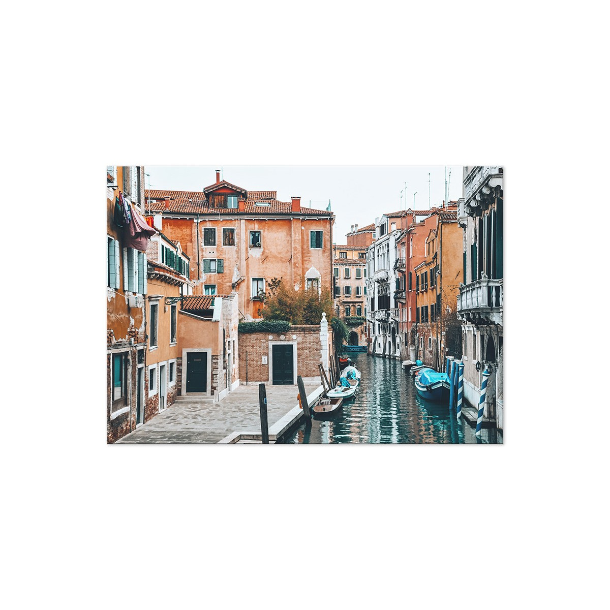 Постер "Canal with gondola, Venice, Italy"