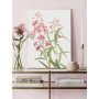 Постер "Epilobium angustifolium. Botanical flowers"