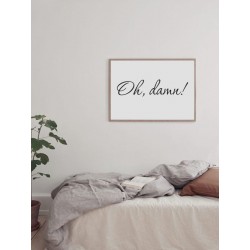Постер "Oh, damn"