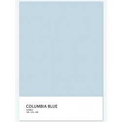 Комплект постерів "Columbia blue"