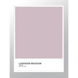 Постер "Lavender meadow. Pantone"