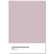 Постер "Lavender meadow. Pantone"