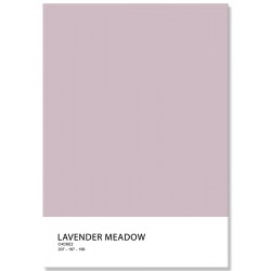 Постер "Lavender meadow. Pantone"