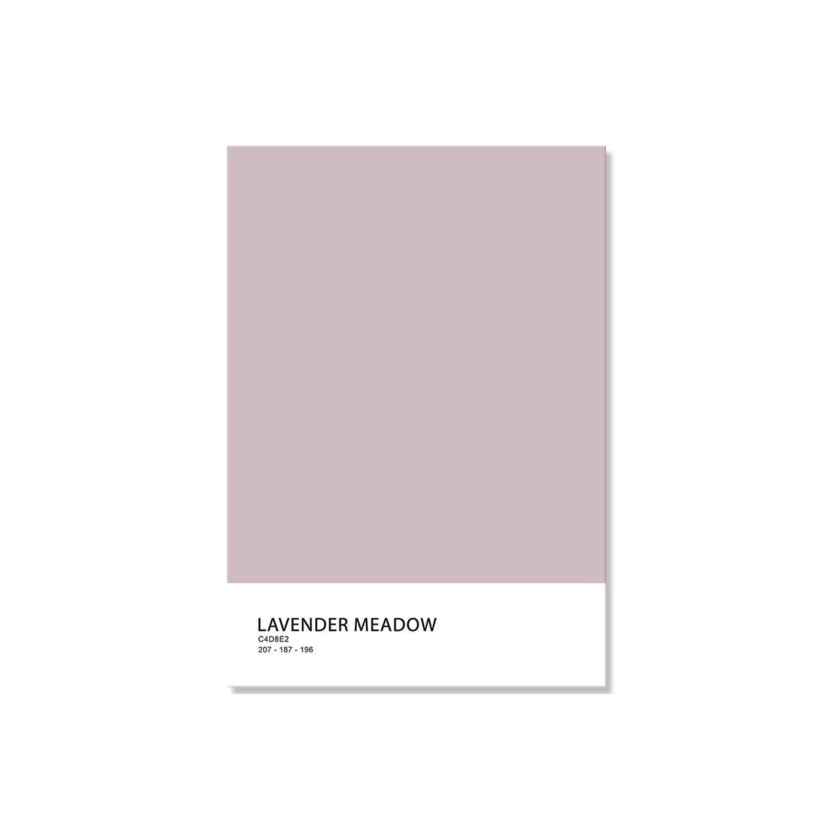 Постер "Lavender meadow. Pantone"