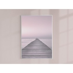 Постер "Лавандовый закат"